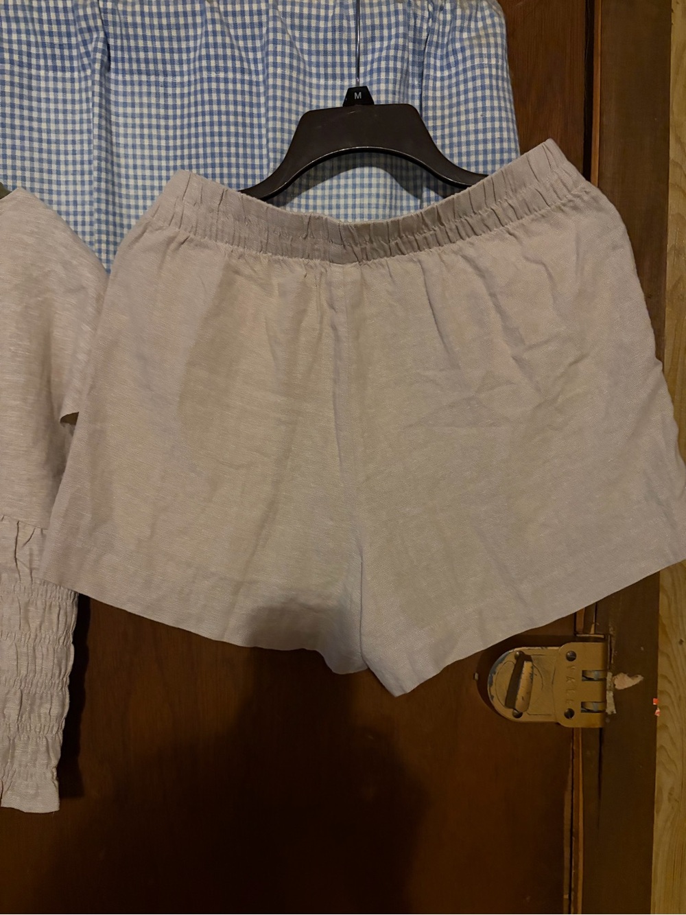 Old Navy Blue High-Waist Elastic Shorts with Matching Smocked Open Back Top - Picture 15 of 15